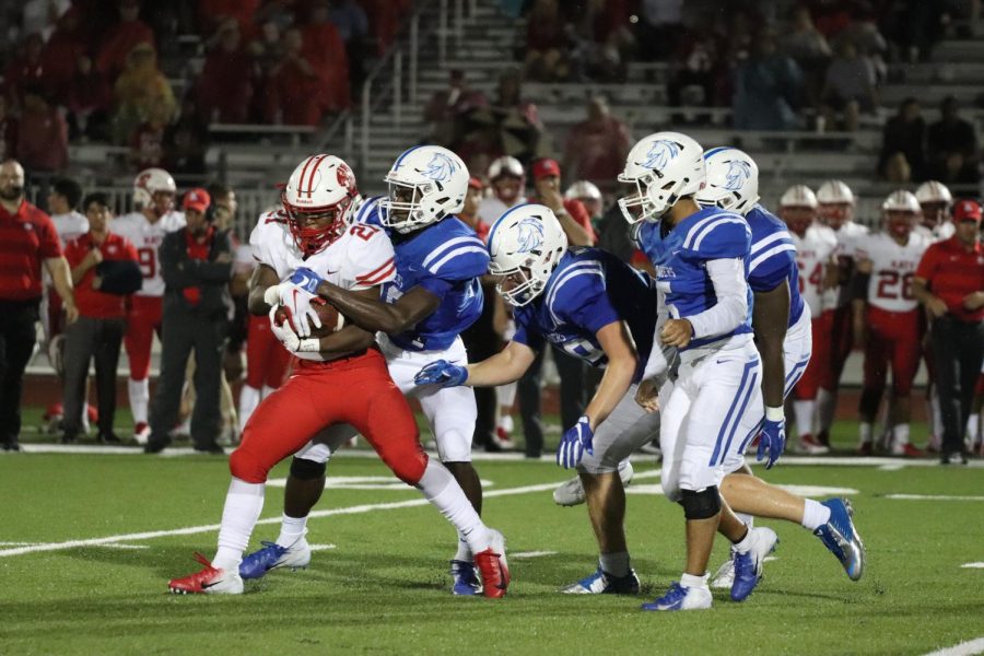 Football plays state-recognized team, Katy, on September 22 at Challenger Columbia Stadium.