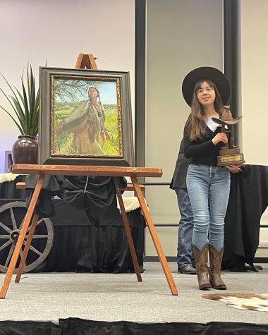 Eliza Hoffman Wins At Rodeo Art Competition